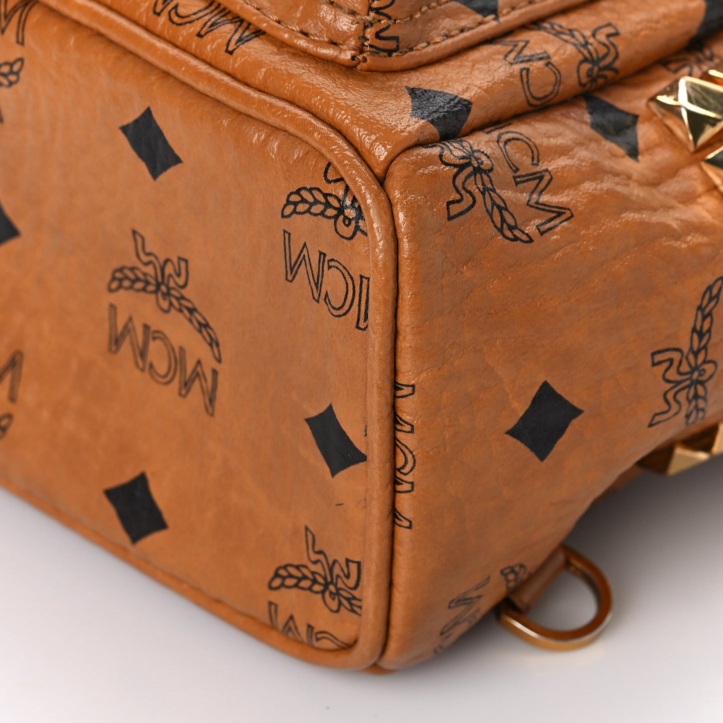 Visetos Side Stud X-Mini Stark Backpack Cognac