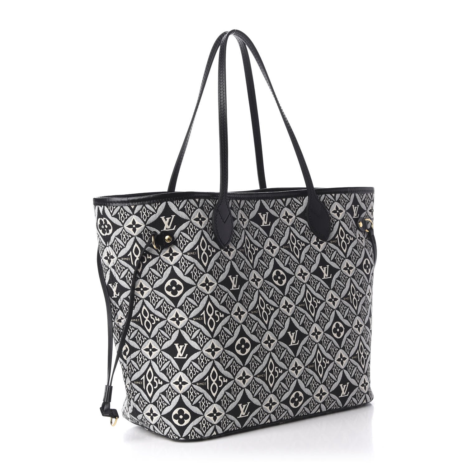 Louis Vuitton Jacquard Since 1854 Neverfull MM Grey 3 of 10