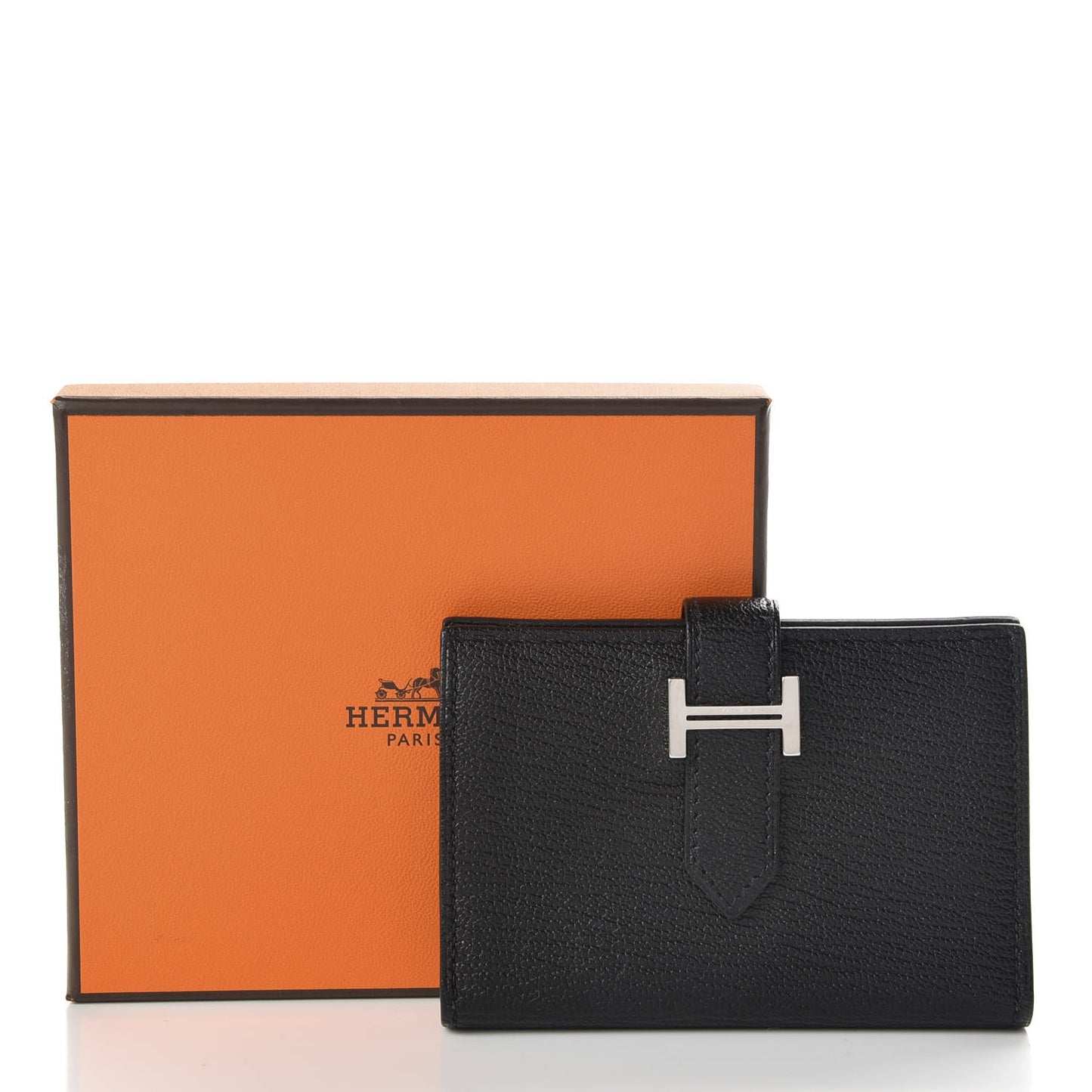 Chevre Mysore Bearn Card Holder Wallet Black