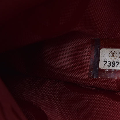 Chanel Calfskin Wild Stitch Large Tote Burgundy 7 of 13