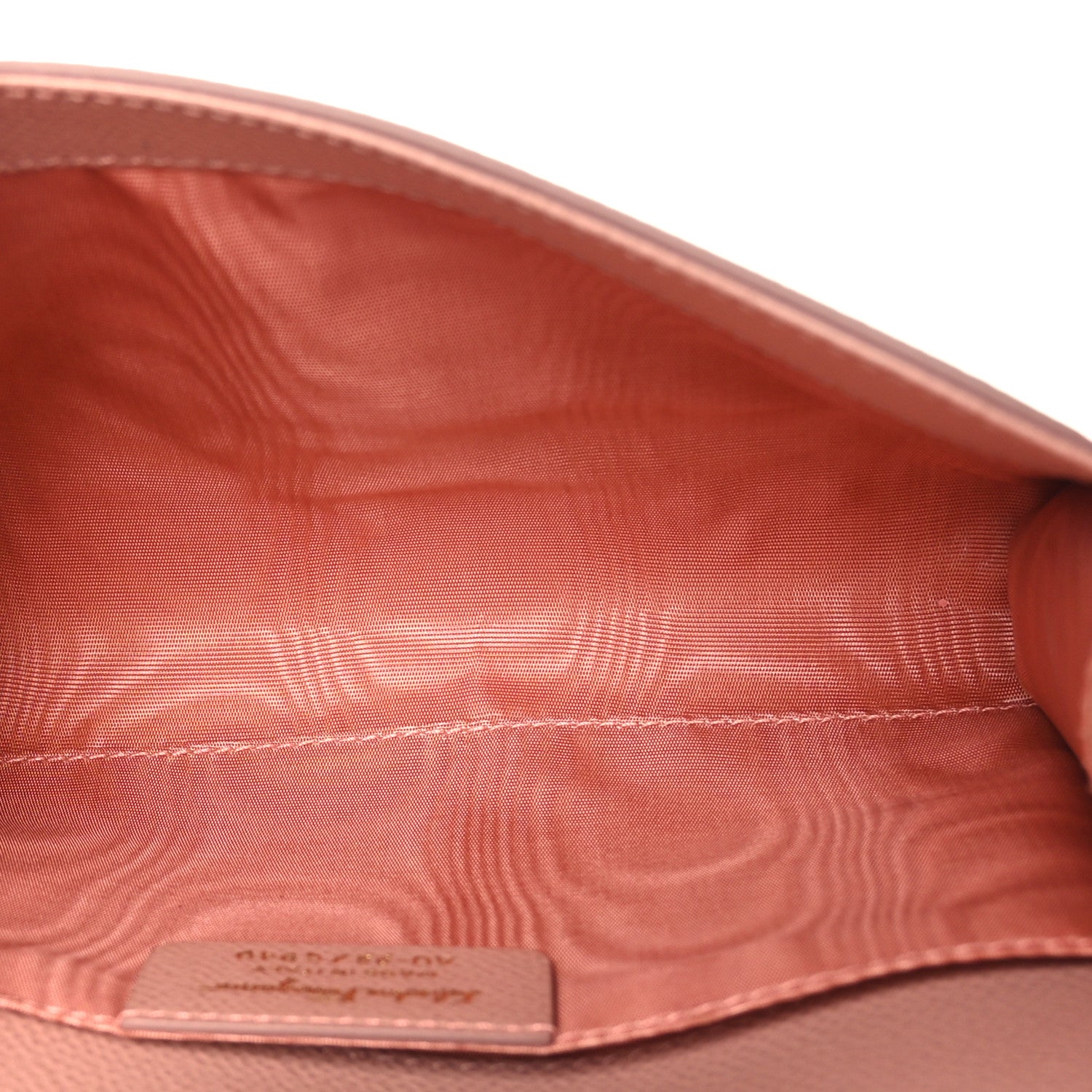 Salvatore Ferragamo Hammered Calfskin Vara Bow Minibag Antique Rose 5 of 9