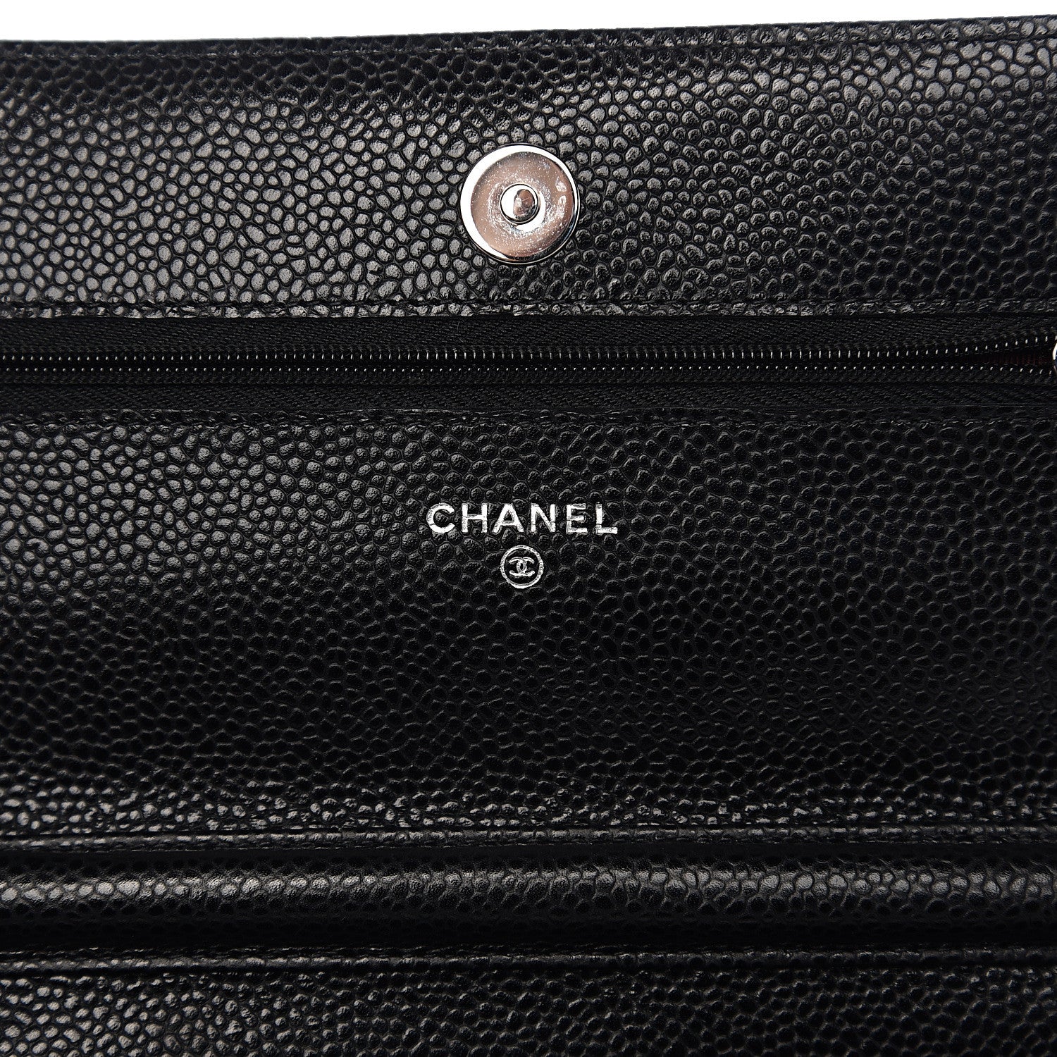Chanel Caviar Quilted Wallet On Chain WOC Black 5 of 11