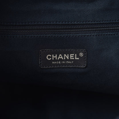 Chanel Woven Straw Raffia Large Deauville Backpack White Navy 7 of 11