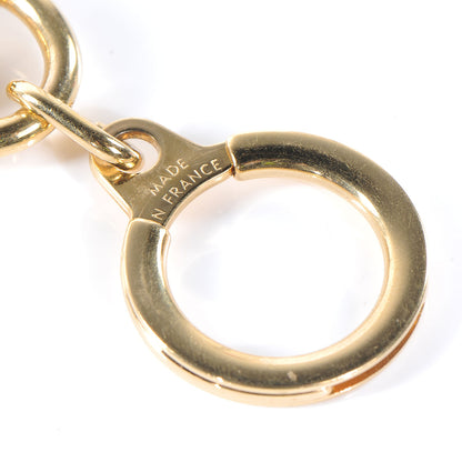 Louis Vuitton Metal Pochette Extender Key Ring Chain Gold 4 of 4