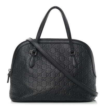 Gucci Guccissima Medium Dome Bag Black 1 of 11