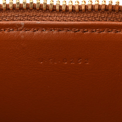 Celine Smooth Calfskin Cuir Triomphe Mini Vanity Case Tan 8 of 16