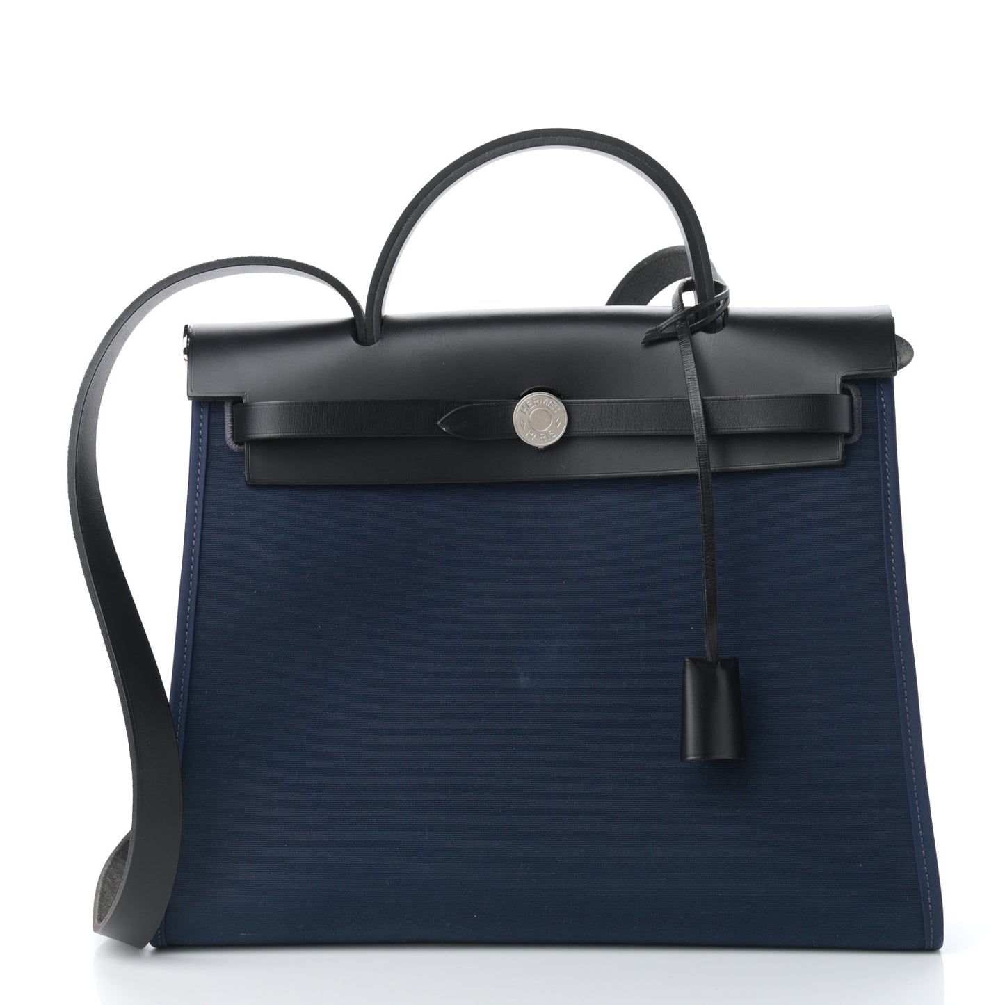 Toile Vache Hunter Herbag Zip Retourne 31 PM Black Bleu Indigo