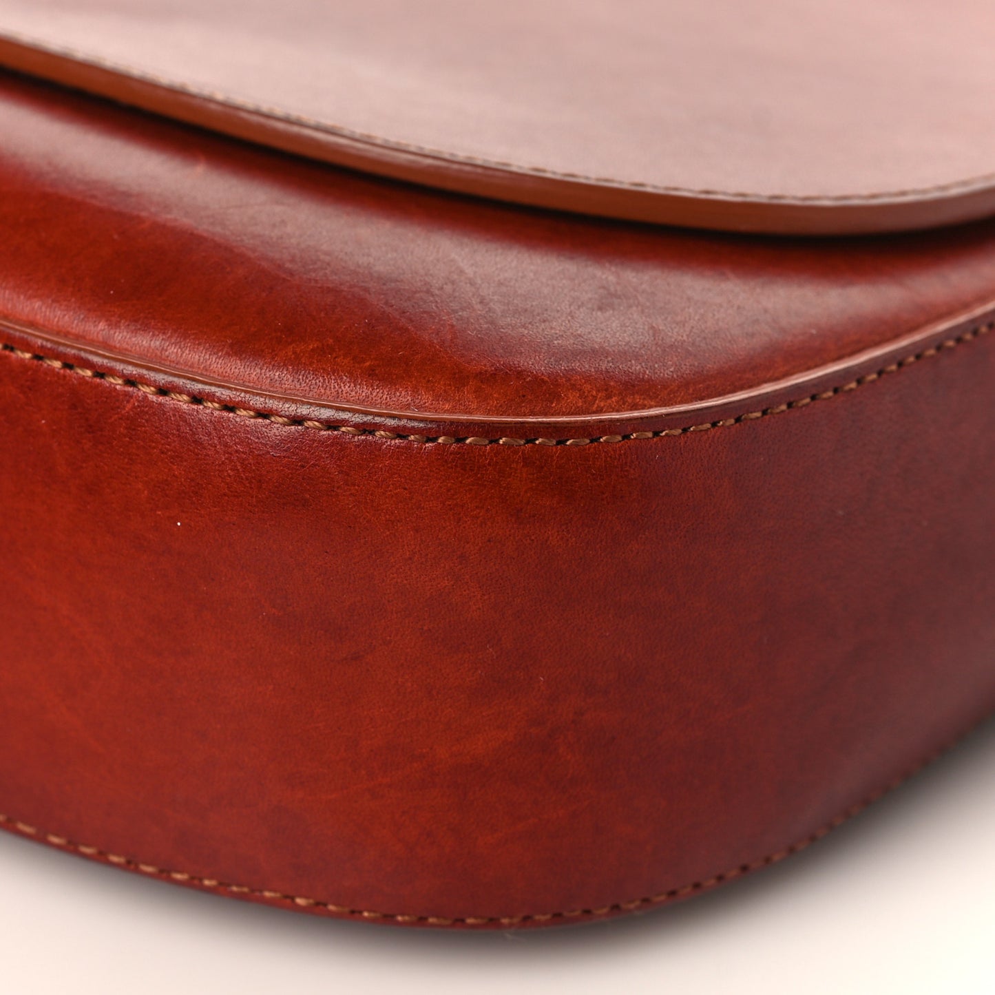 Calfskin Crossbody Bag Saddle