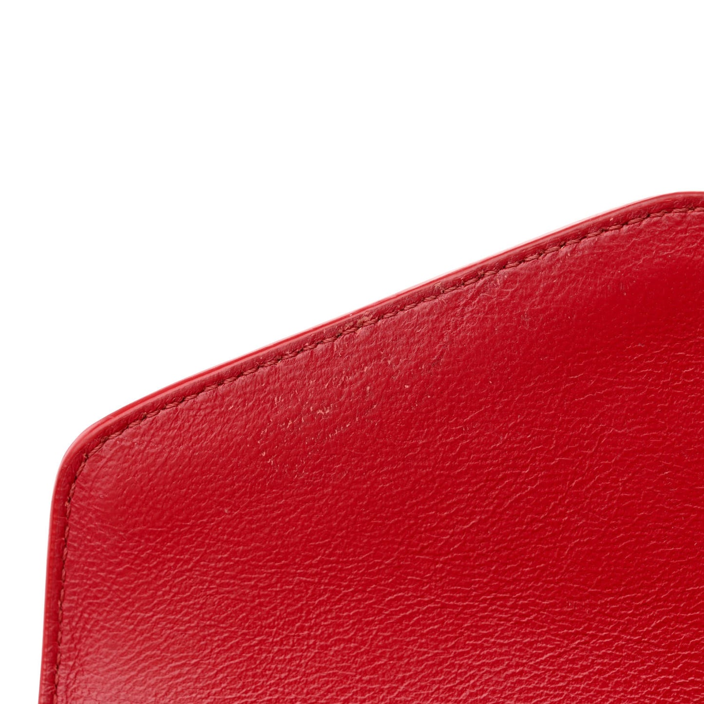 Shiny Calfskin Medium C Bag Red