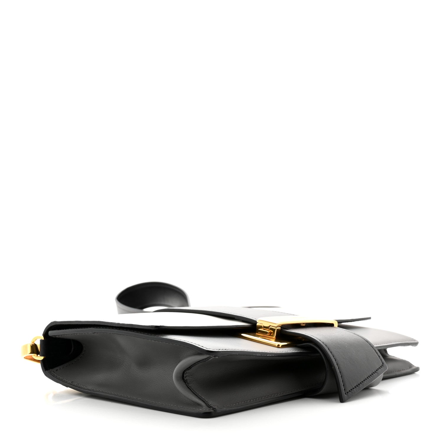 Prada City Calf Ribbon Bag Black Marmo Bianco 4 of 10