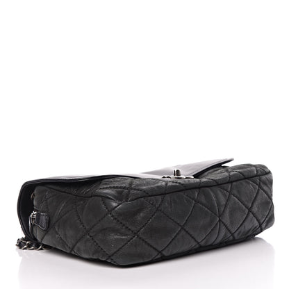 Chanel Iridescent Calfskin Medium In the Mix Flap Black 4 of 17