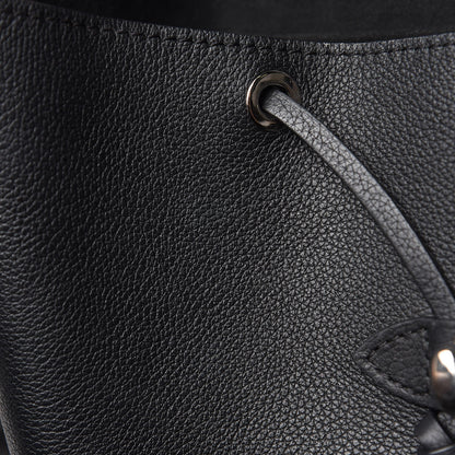 Louis Vuitton Calfskin Lockme Backpack Black 15 of 16