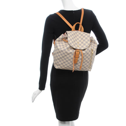 Louis Vuitton Damier Azur Sperone Backpack 2 of 13