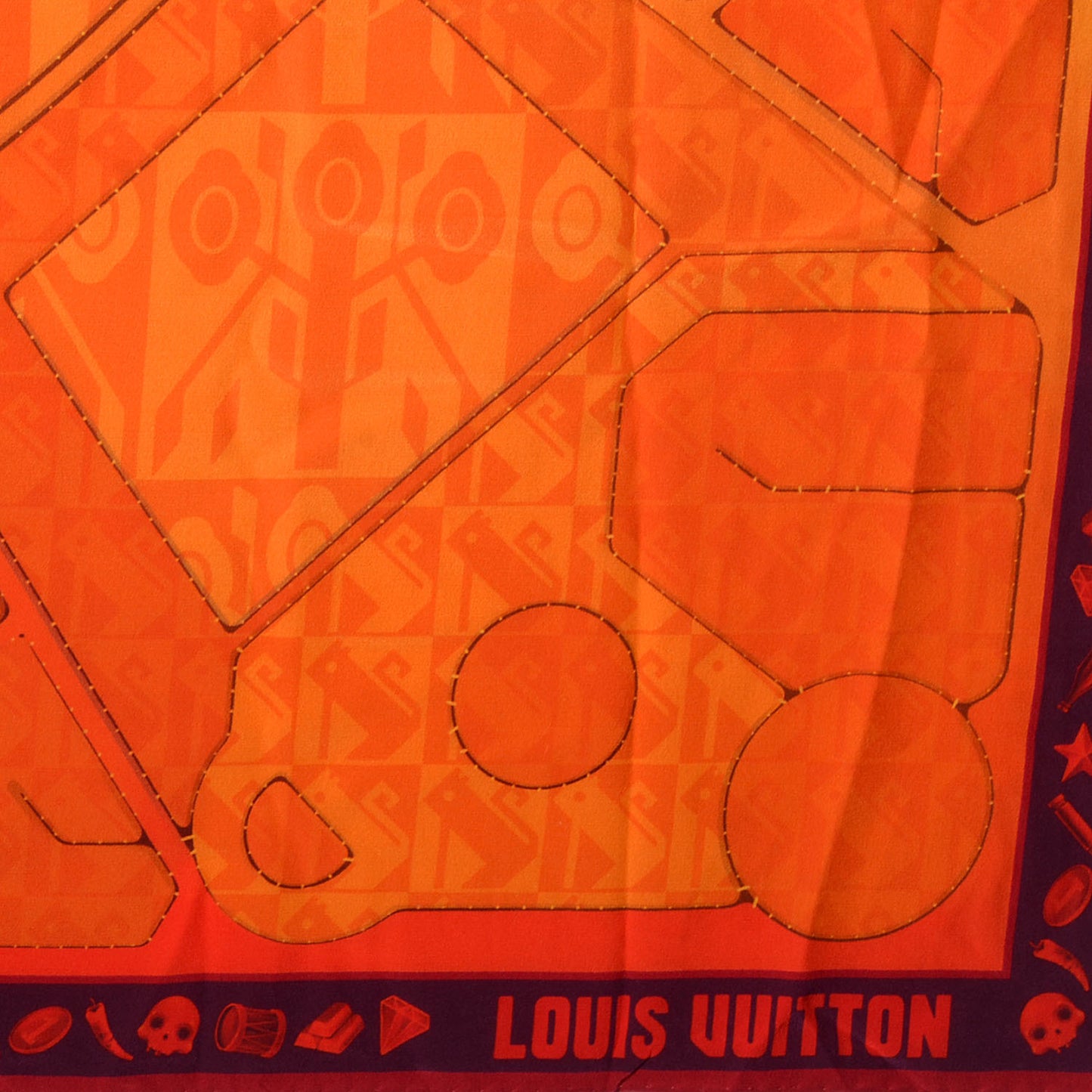 Silk Sun Giant Square Scarf