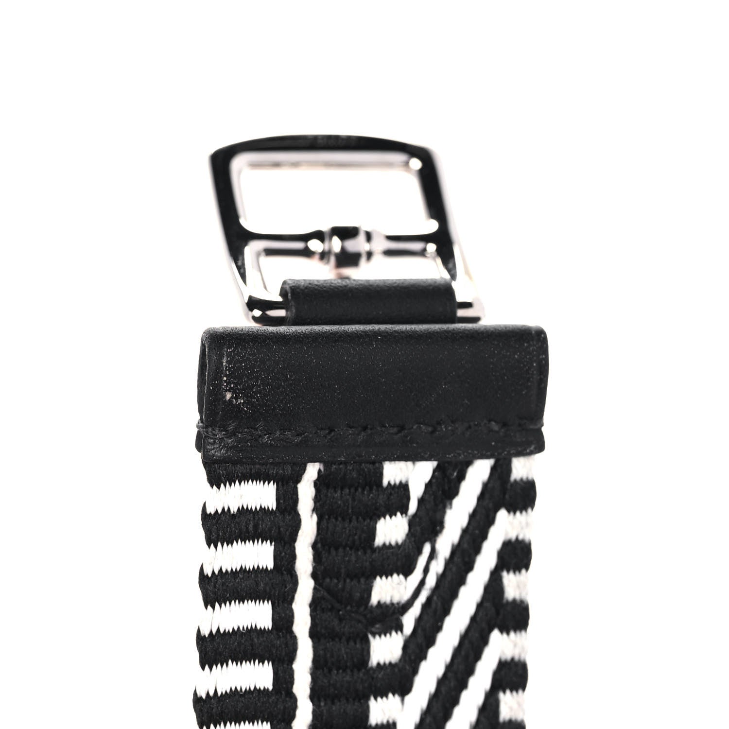 Hermes Toile Sombrero Rivale Cavale Bracelet T3 Black 7 of 8