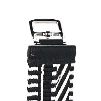 Hermes Toile Sombrero Rivale Cavale Bracelet T3 Black 7 of 8