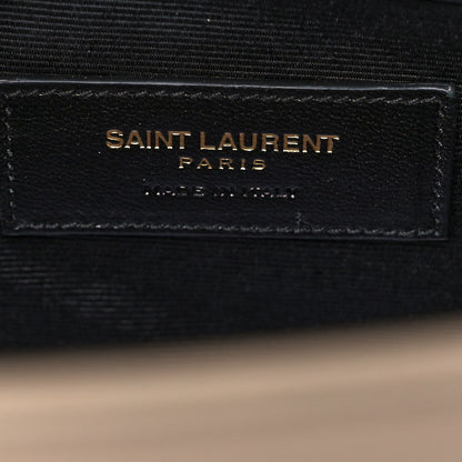 Saint Laurent Calfskin Medium Moujik Top Handle Bag Beige 5 of 7
