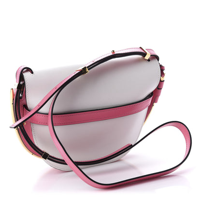 Loewe Calfskin Small Metal Gate Crossbody Bag Wild Rose White 3 of 9