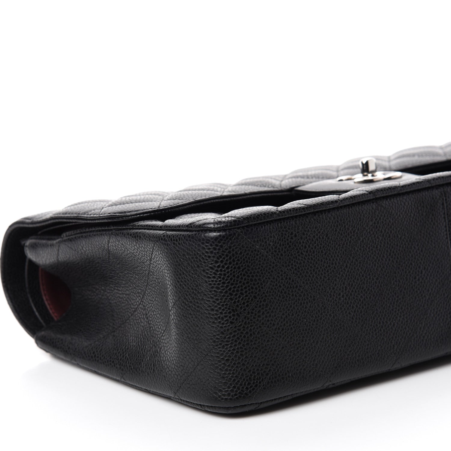 Chanel Caviar Quilted Jumbo Double Flap Black 6 of 10