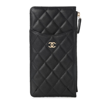 Chanel Caviar Quilted Classic iPhone Pouch Black 1 of 8