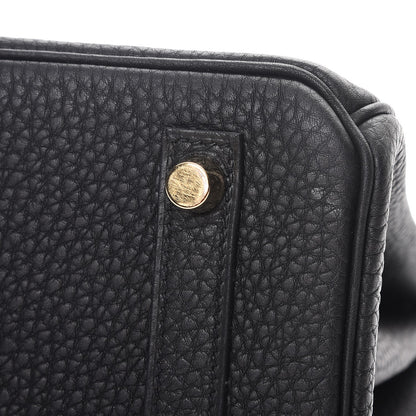 Hermes Togo Birkin 25 Black 8 of 27
