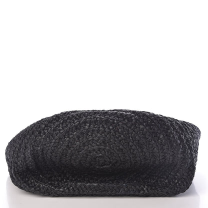 Saint Laurent Raffia Medium Panier Bag Black 11 of 14
