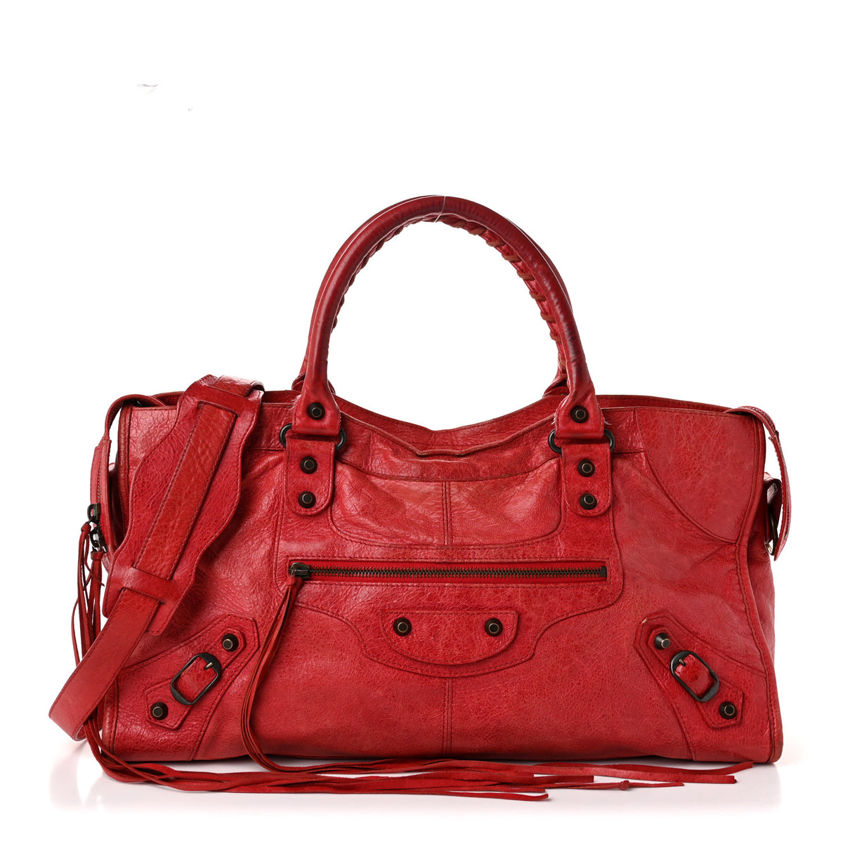 Balenciaga Agneau Classic Hardware Part Time Rouge Coquelicot 1 of 11