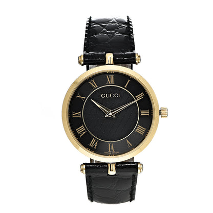 Gucci Stainless Steel Calfskin 30mm 2000M Quartz Watch Black 1 of 11