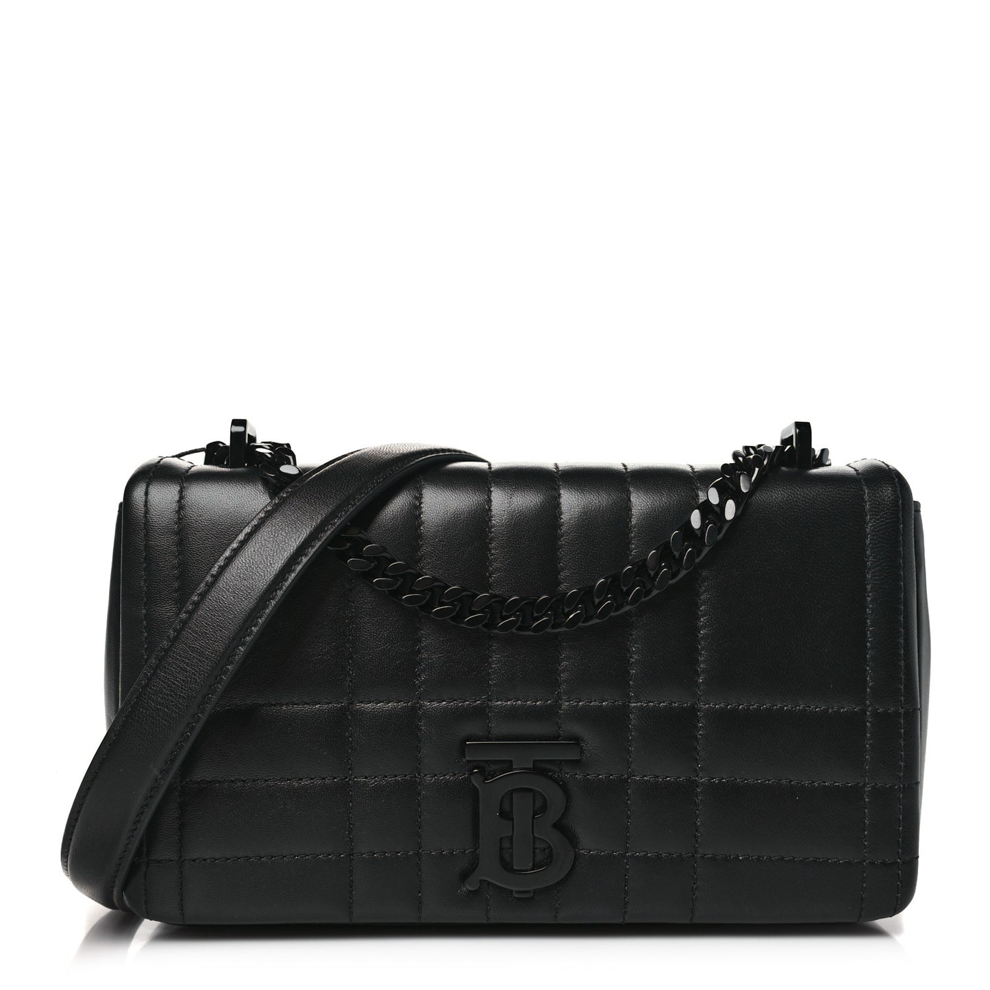 Lambskin Quilted Small Lola Bag Black
