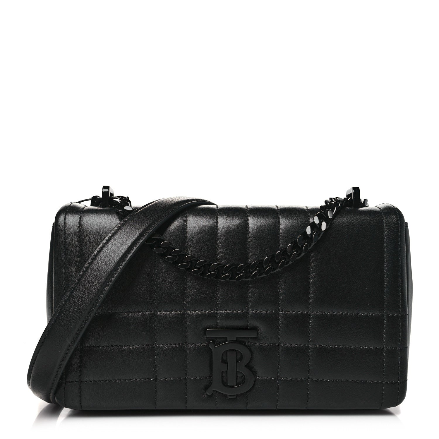 Burberry Lambskin Quilted Small Lola Bag Black 1 of 9
