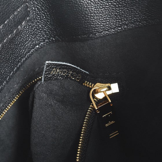 Louis Vuitton Cuir Plume Very Hobo Black 7 of 8