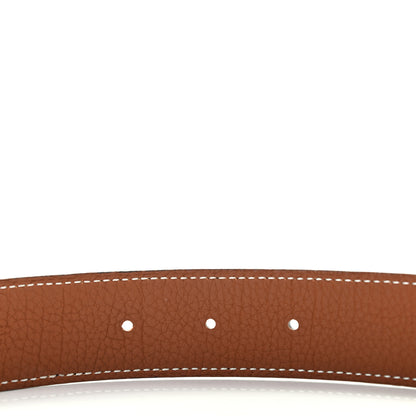 Hermes Box Togo 32mm H Belt 100 Black Gold 4 of 6