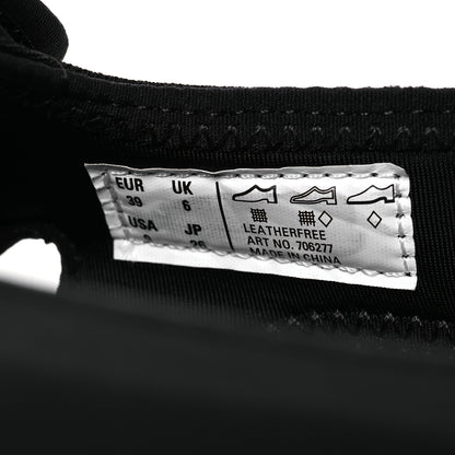 Balenciaga Recycled Casual Nylon Womens Tourist Sandals 39 Black 9 of 10