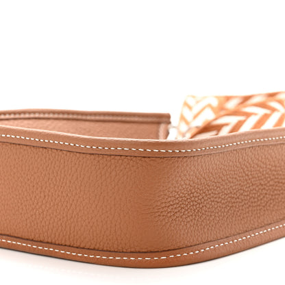 Hermes Taurillon Maurice Amazone Evelyne TPM Gold White 10 of 10