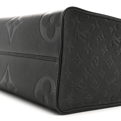 Louis Vuitton Empreinte Monogram Giant Onthego MM Black 9 of 12