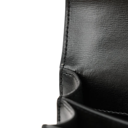 Saint Laurent Calfskin Medium Monogram Sunset Black 12 of 15