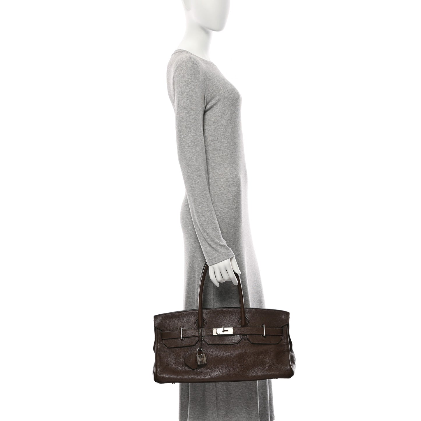Taurillon Clemence JPG Birkin 42 Chocolate