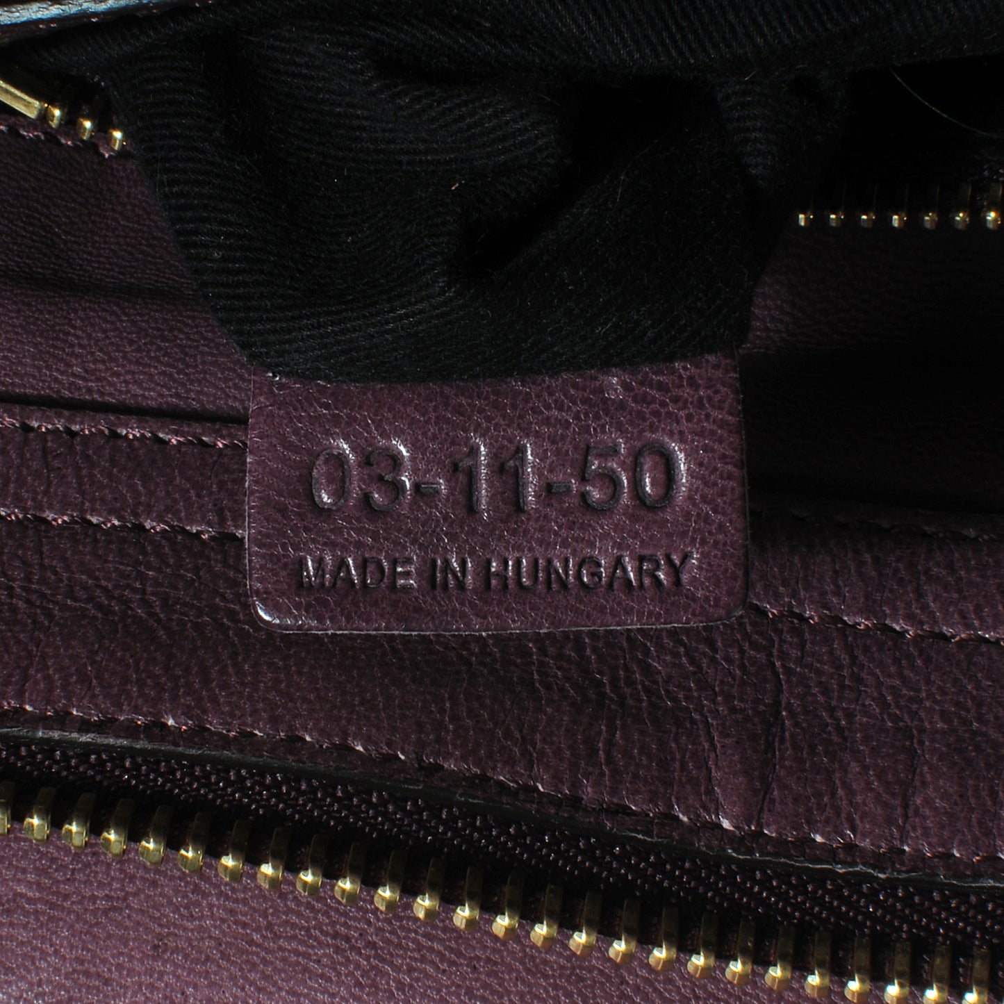 Glazed Leather Ethel Satchel Dark Purple