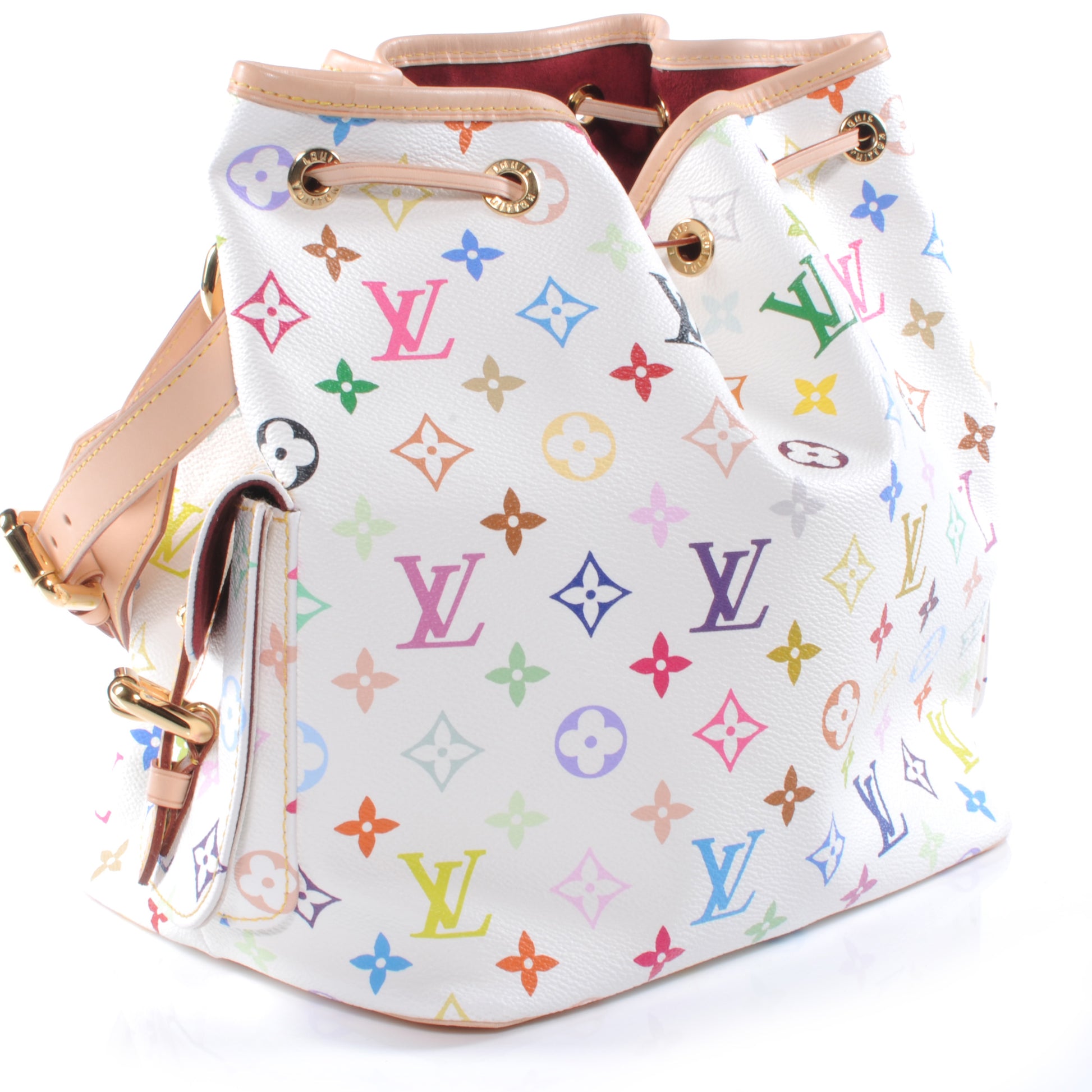 Louis Vuitton Monogram Multicolor Petit Noe White 3 of 7