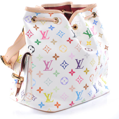 Louis Vuitton Monogram Multicolor Petit Noe White 3 of 7