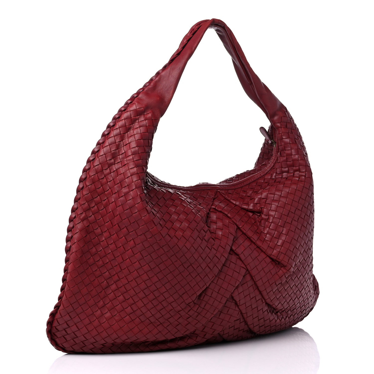 Bottega Veneta Nappa Intrecciato Pleated Large Veneta Hobo Eclipse 2 of 11