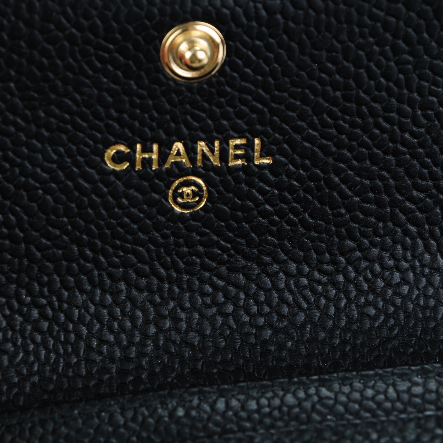 Chanel Caviar Quilted Boy Flap Card Holder Black 6 of 8