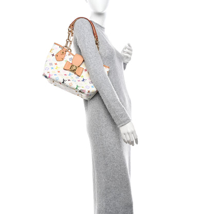 Louis Vuitton Monogram Multicolor Annie MM White 2 of 10