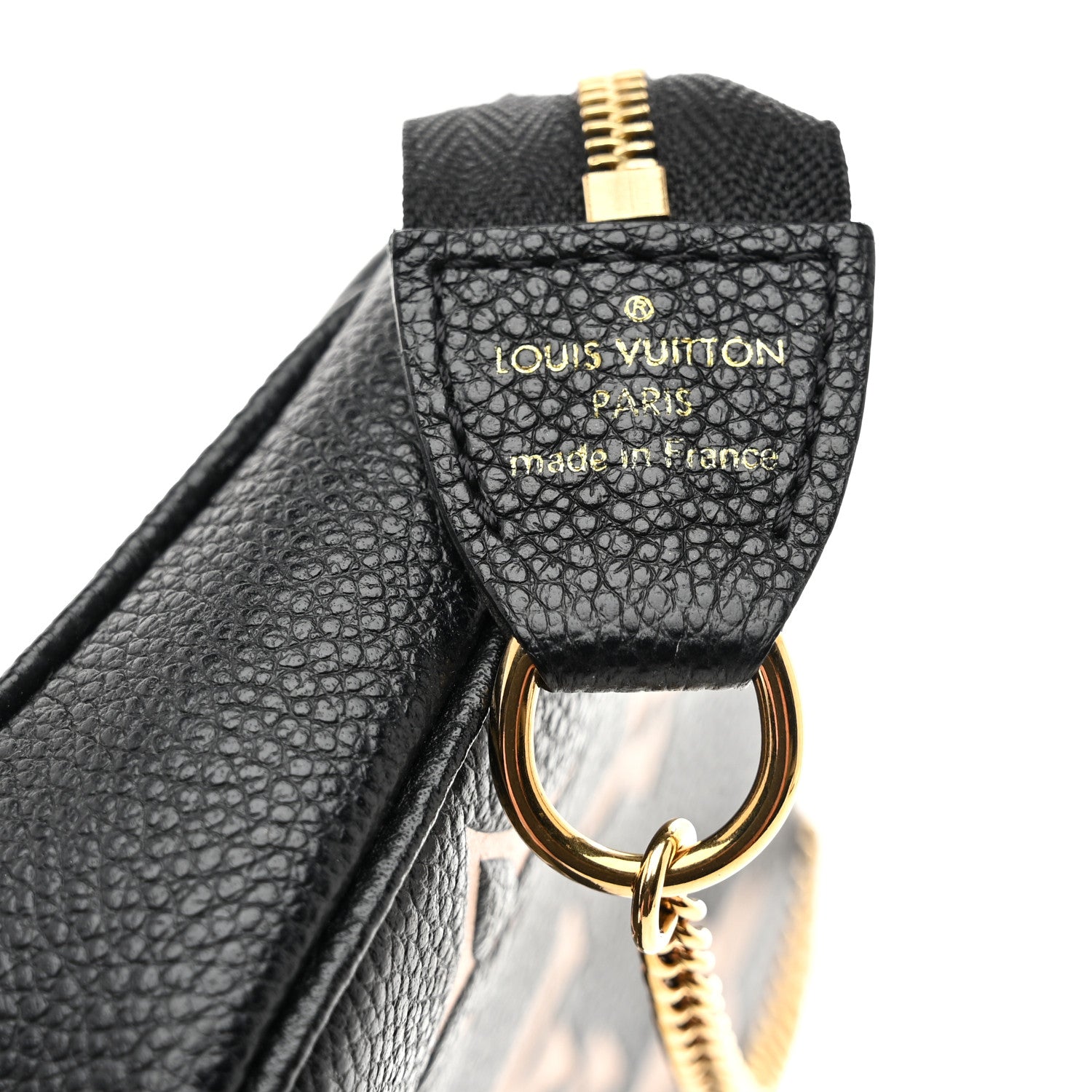 Louis Vuitton Empreinte Monogram Giant Mini Pochette Accessories Black 6 of 6