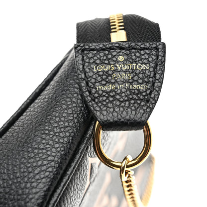 Louis Vuitton Empreinte Monogram Giant Mini Pochette Accessories Black 6 of 6
