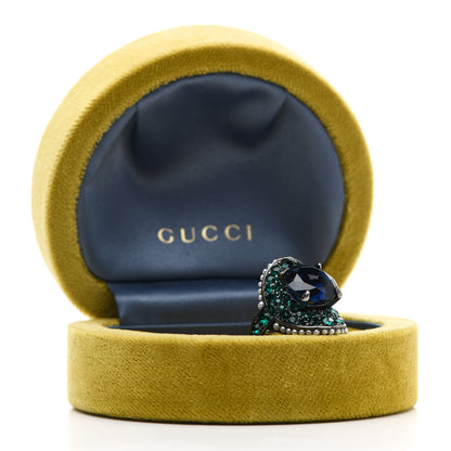 Gucci Swarovski Crystal Pearl Ring 6.5 Multicolor 7 of 7