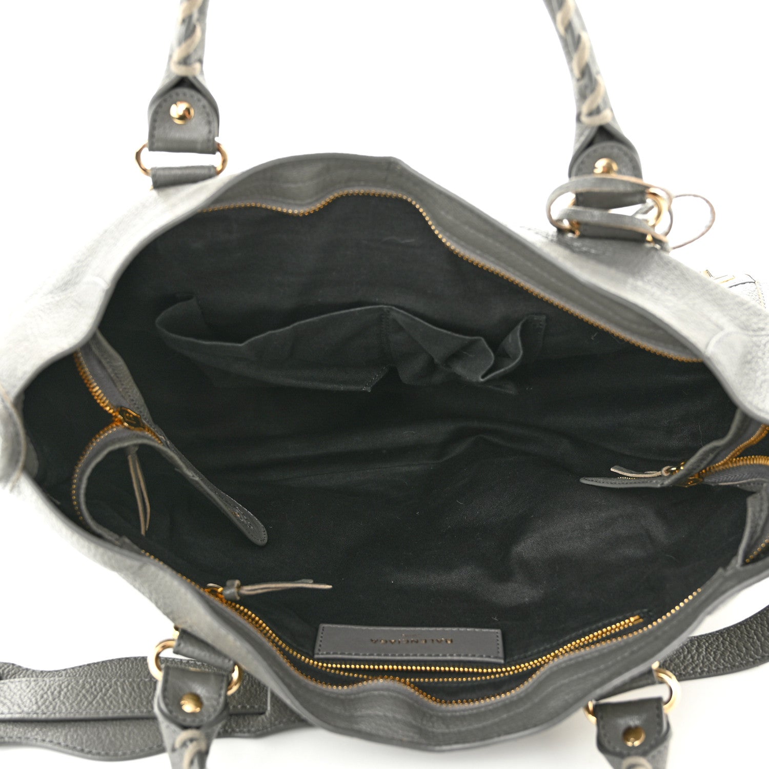 Balenciaga Chevre Gold Metallic Edge Hardware City Gris Acier 5 of 10
