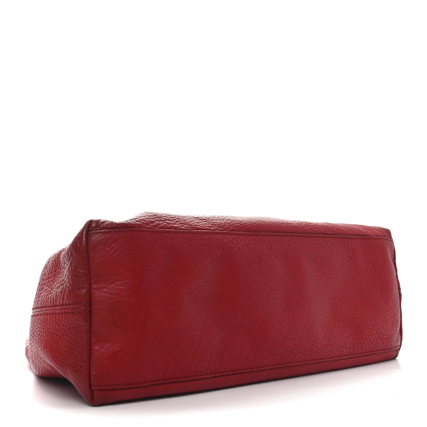 Gucci Pebbled Calfskin Medium Soho Chain Shoulder Bag Tabasco Red 4 of 12