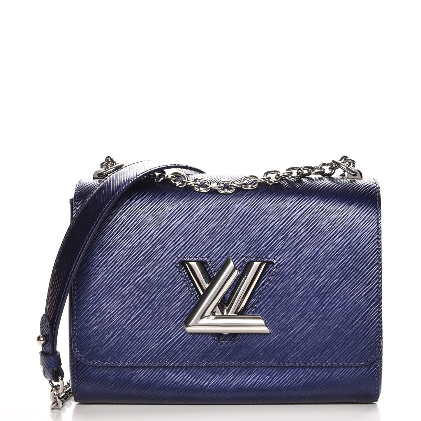 Epi Twist Shoulder Bag MM Indigo