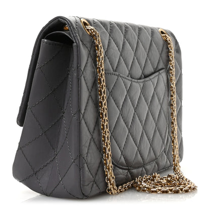 Chanel Aged Calfskin Quilted 2.55 Reissue 226 Flap Grey 3 of 11